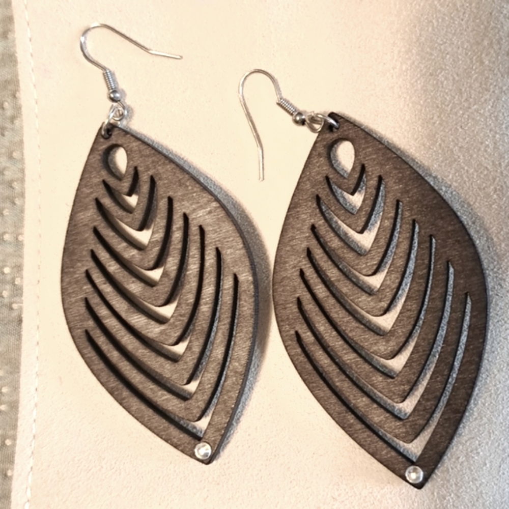 Essential Oil Diffuser Earrings with Rhinestone
